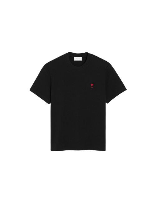 T-shirt Ami De Cœur in jersey di cotone Ami Paris | BFUTS035.724001 BLACK